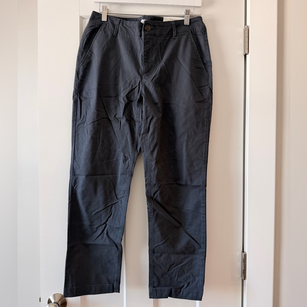 LOFT Grey Straight Leg Pants
